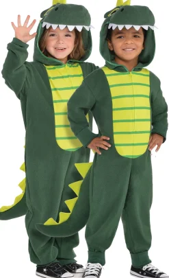 Party City Toddler Zipster Dinosaur One Piece Costume| Animal