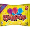 Topps Candy Topps Ring Pop New Flavor Mix Bag, 10Pc - Blue Raspberry, Watermelon, Berry Blast, & Strawberry| Lollipops