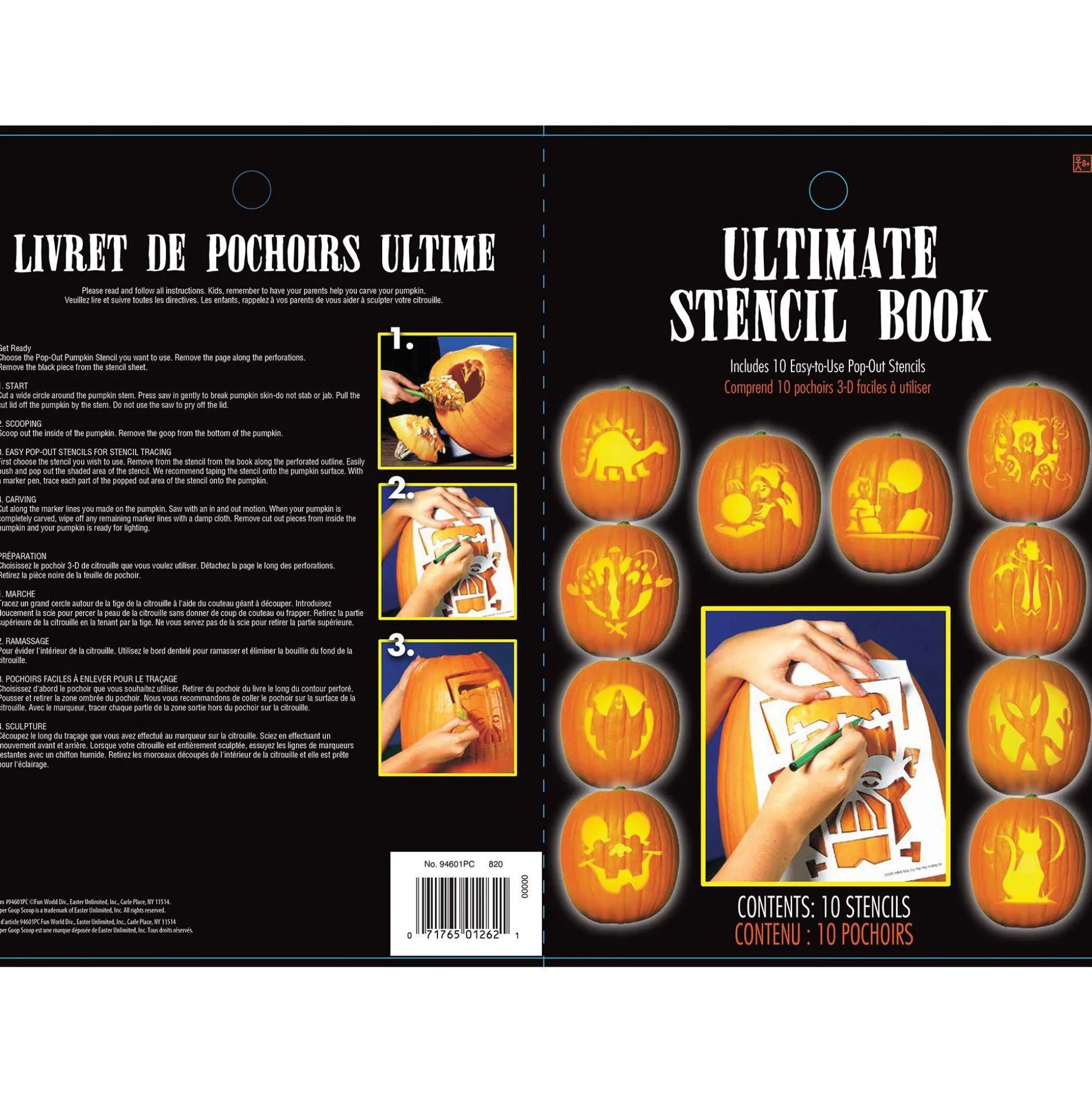 Party City Ultimate Pumpkin Carving Stencil Book| Pumpkin Carving Kits