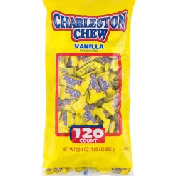 New Vanilla Charleston Chew Bars 120Ct Bulk Candy