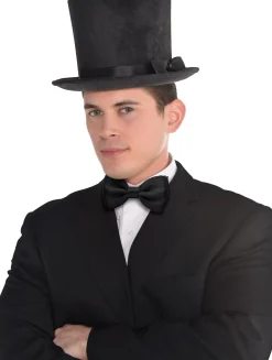 Shop Victorian Black Top Hat Deluxe Hats
