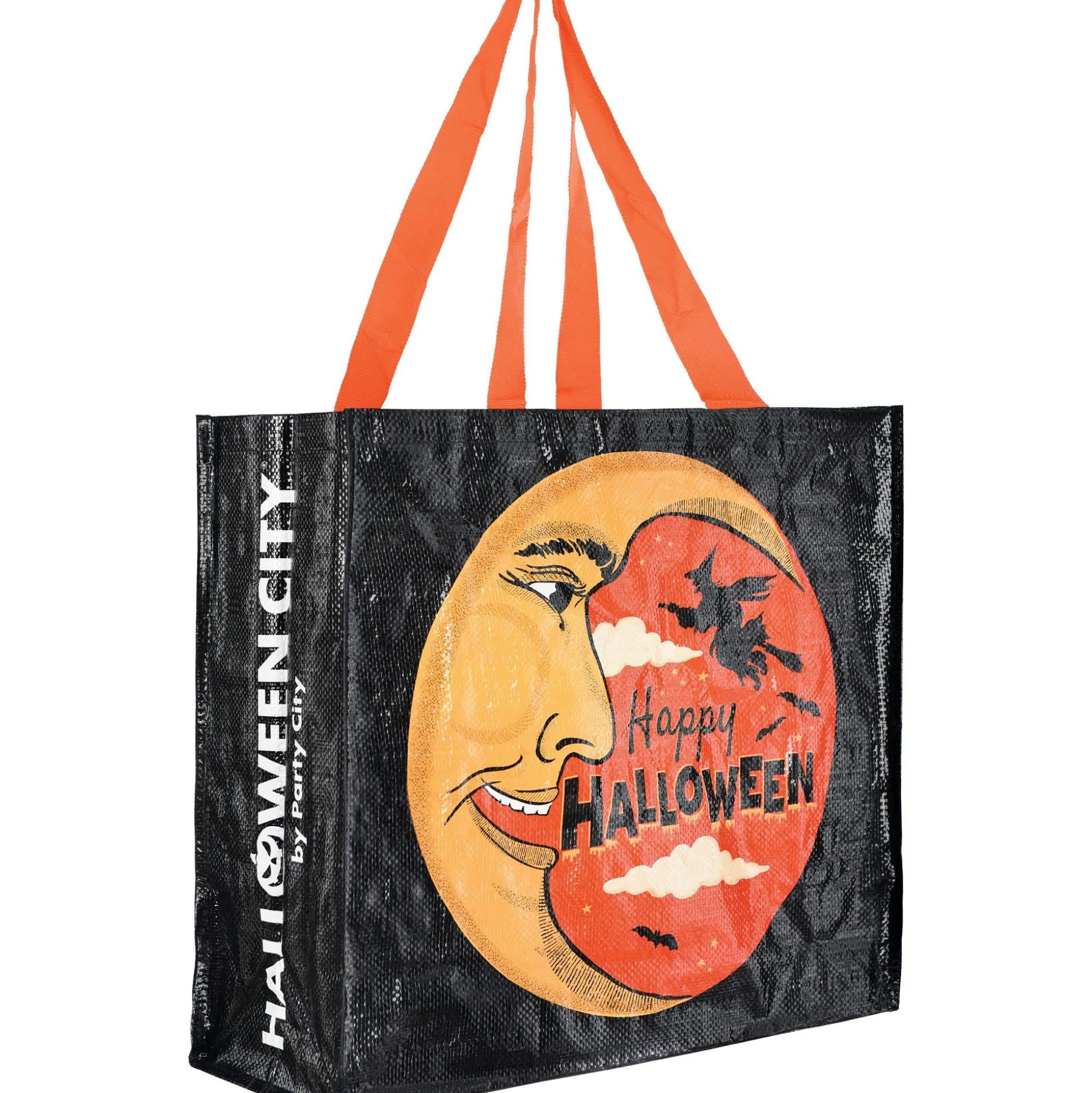 Party City Vintage Halloween Tote Bag, 20In X 16In| Trick-Or-Treat Bags & Buckets