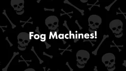 Party City 400W Skeleton Coffin Fog Machine| Fog Machines & Fog Juice