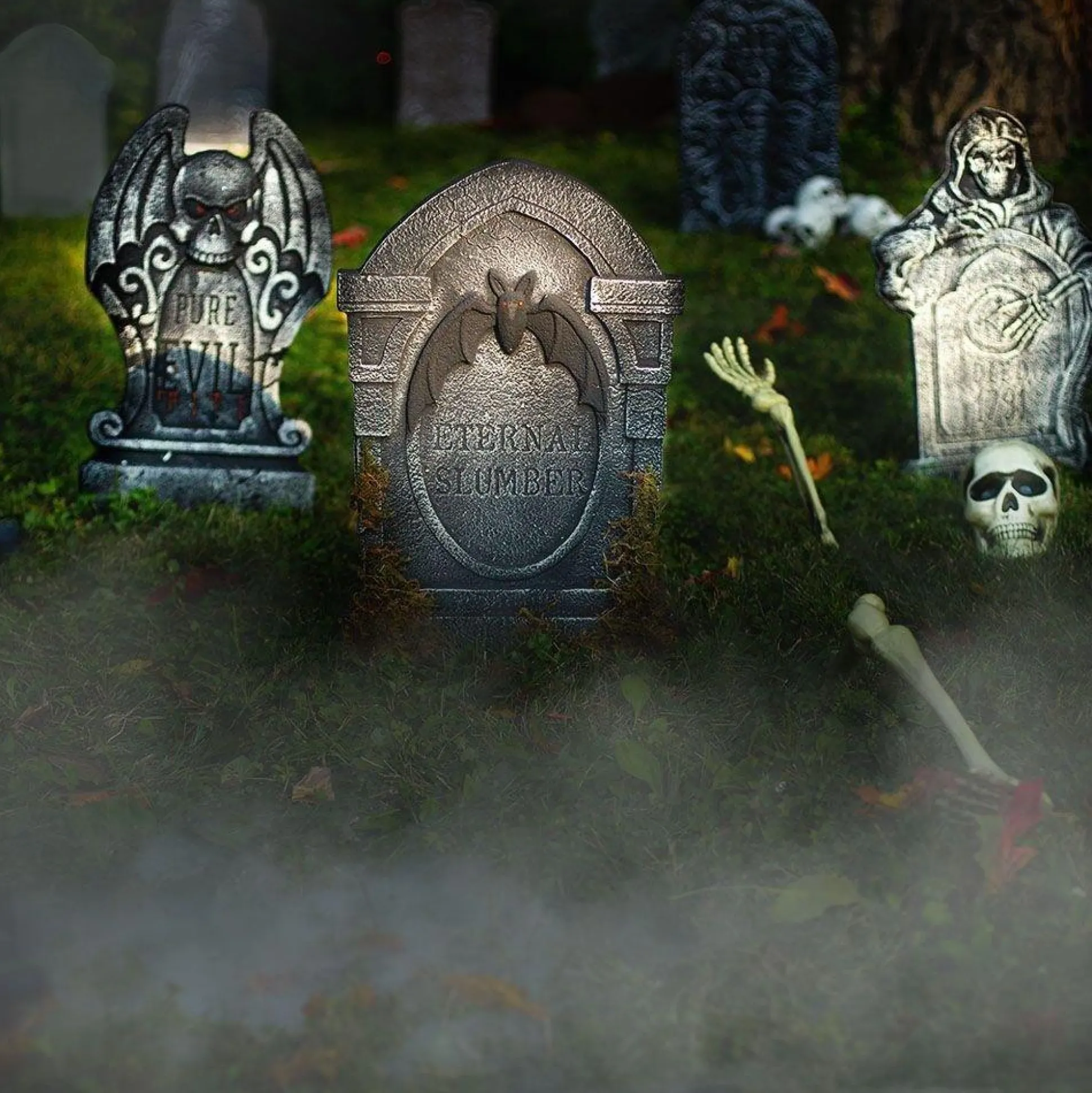 Party City 1000W Skeleton Coffin Fog Machine| Fog Machines & Fog Juice