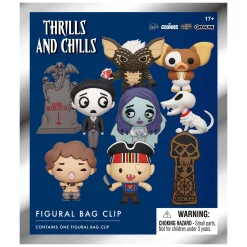 Party City Warner Bros Horror 3D Foam Plastic Bag Clip Mystery Pack, 2.5In| Favors & Favor Bags