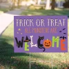 Party City Welcome All Monsters Trick-Or-Treat Yard Sign| Yard Stakes & Signs