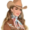 Cheap Western Fashion Scarf & Earring Costume Accessory Kit For Adults Boas