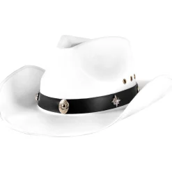 Shop White Satin Cowboy Hat Cowboy