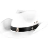 Shop White Satin Cowboy Hat Hats