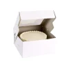 Online White Square Window Cake Box, 12In Baking Supplies
