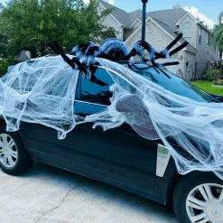 Party City White Stretch Spider Web, 200 Sq Ft| Spiders & Webbing