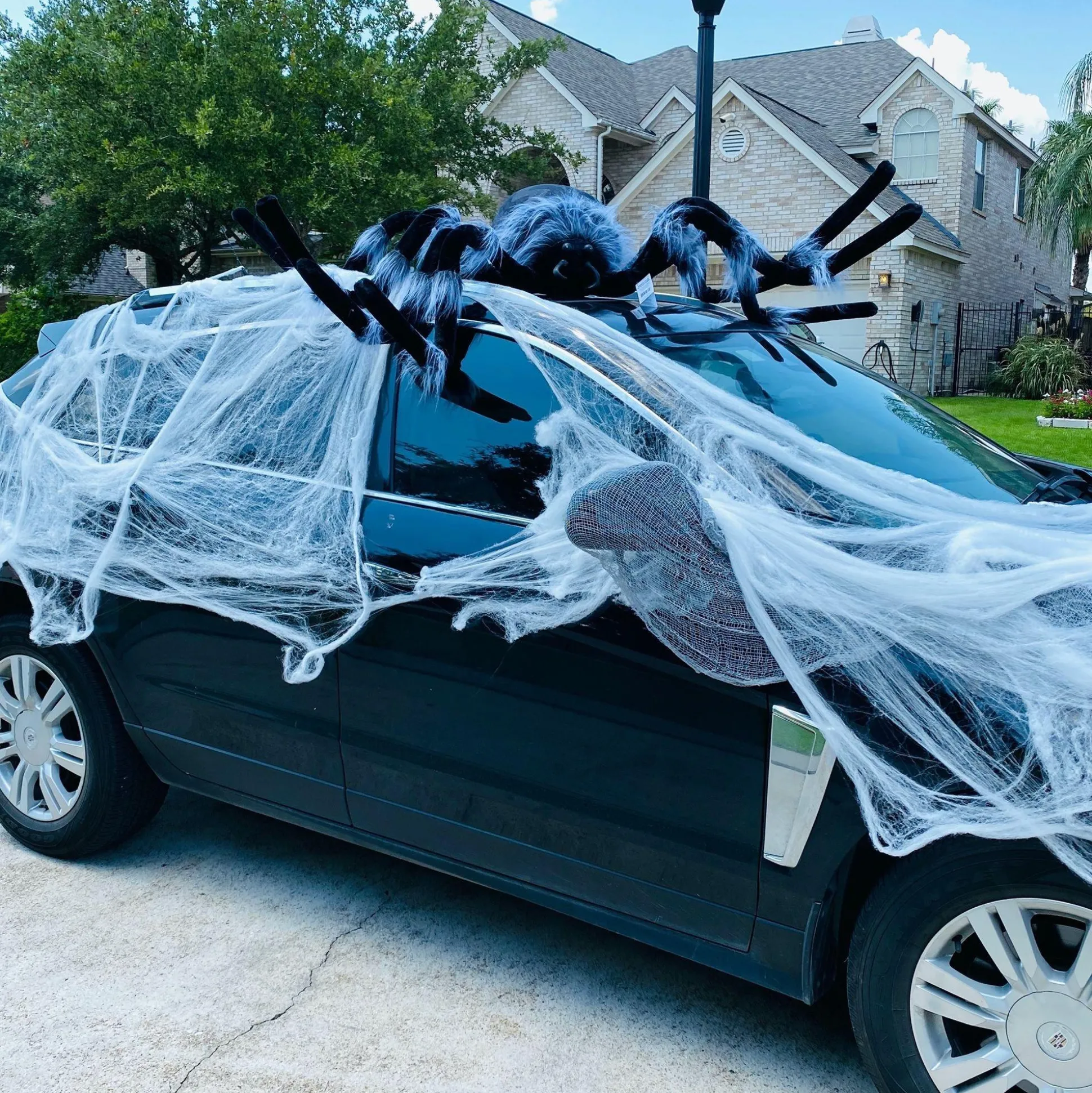 Party City White Stretch Spider Web, 400 Sq Ft| Spiders & Webbing