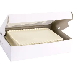 Store White Window Sheet Cake Box, 21In X 14In Baking Supplies