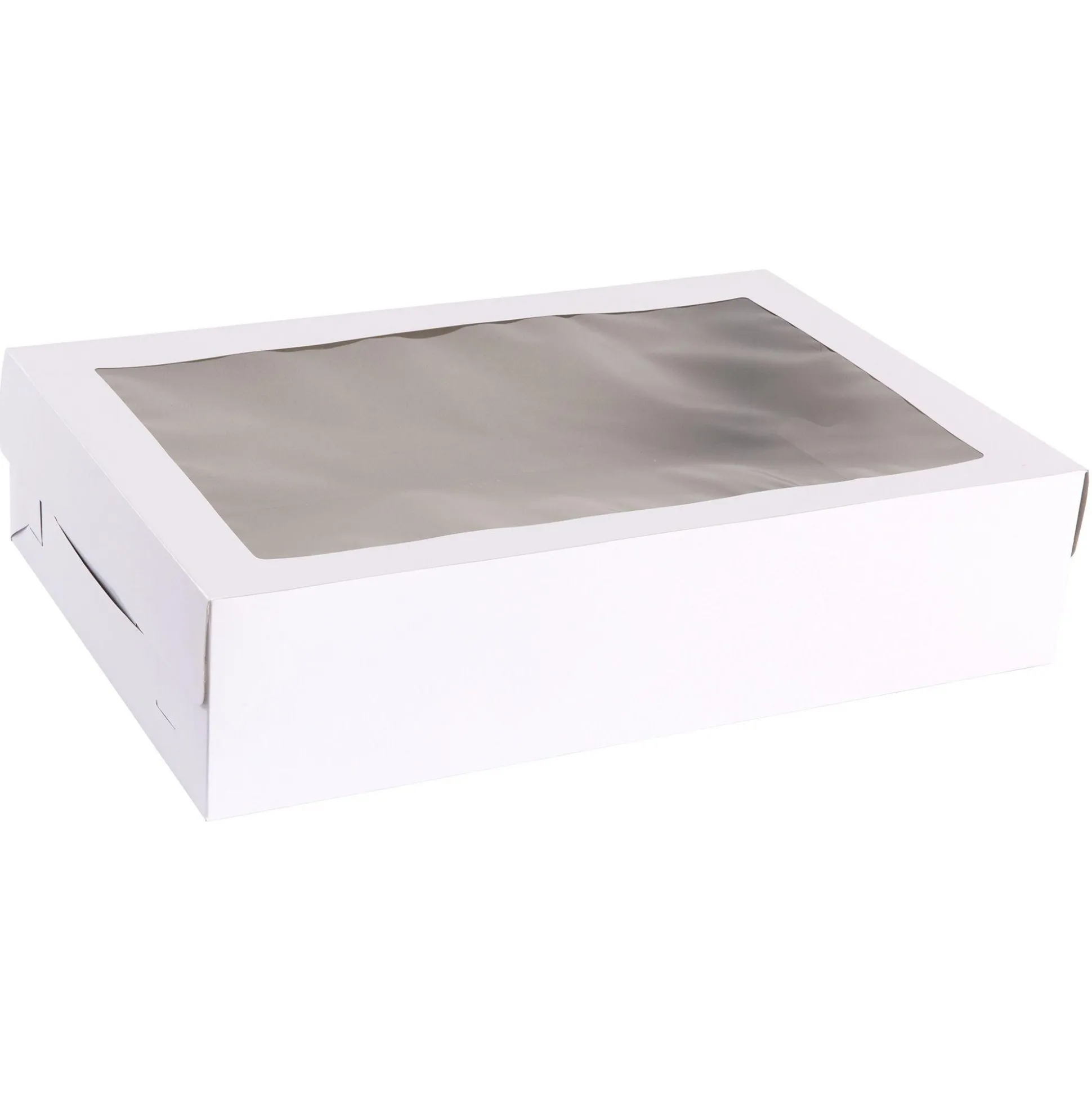 Clearance White Window Sheet Cake Box, 21In X 14In Boxes, Carriers & Treat Bags