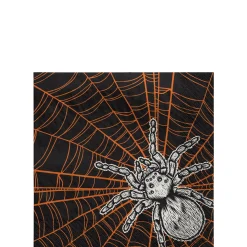 Party City Wicked Hauntings Paper Beverage Napkins, 5In, 40Ct| Tableware & Serveware