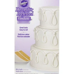 New White Rolled Fondant Baking Supplies