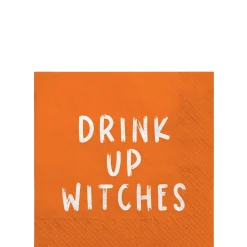 Party City Witch Paper Beverage Napkins, 5In, 16Ct| Wicked Haunting