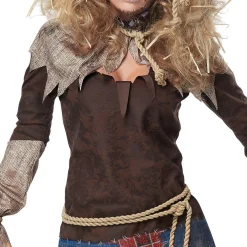 Flash Sale Womens Creepy Scarecrow Costume Women Scary
