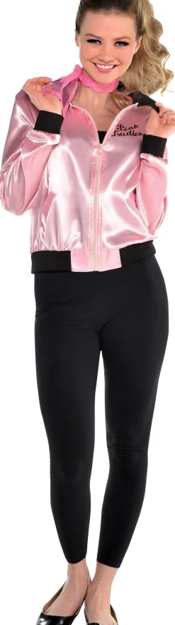 Party City Womens Pink Ladies Jacket - Grease|Women 1950S