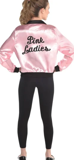 Party City Womens Pink Ladies Jacket - Grease|Women 1950S