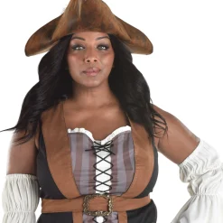 Party City Women's Shipwreck Pirate Plus Size Costume|Women Pirate