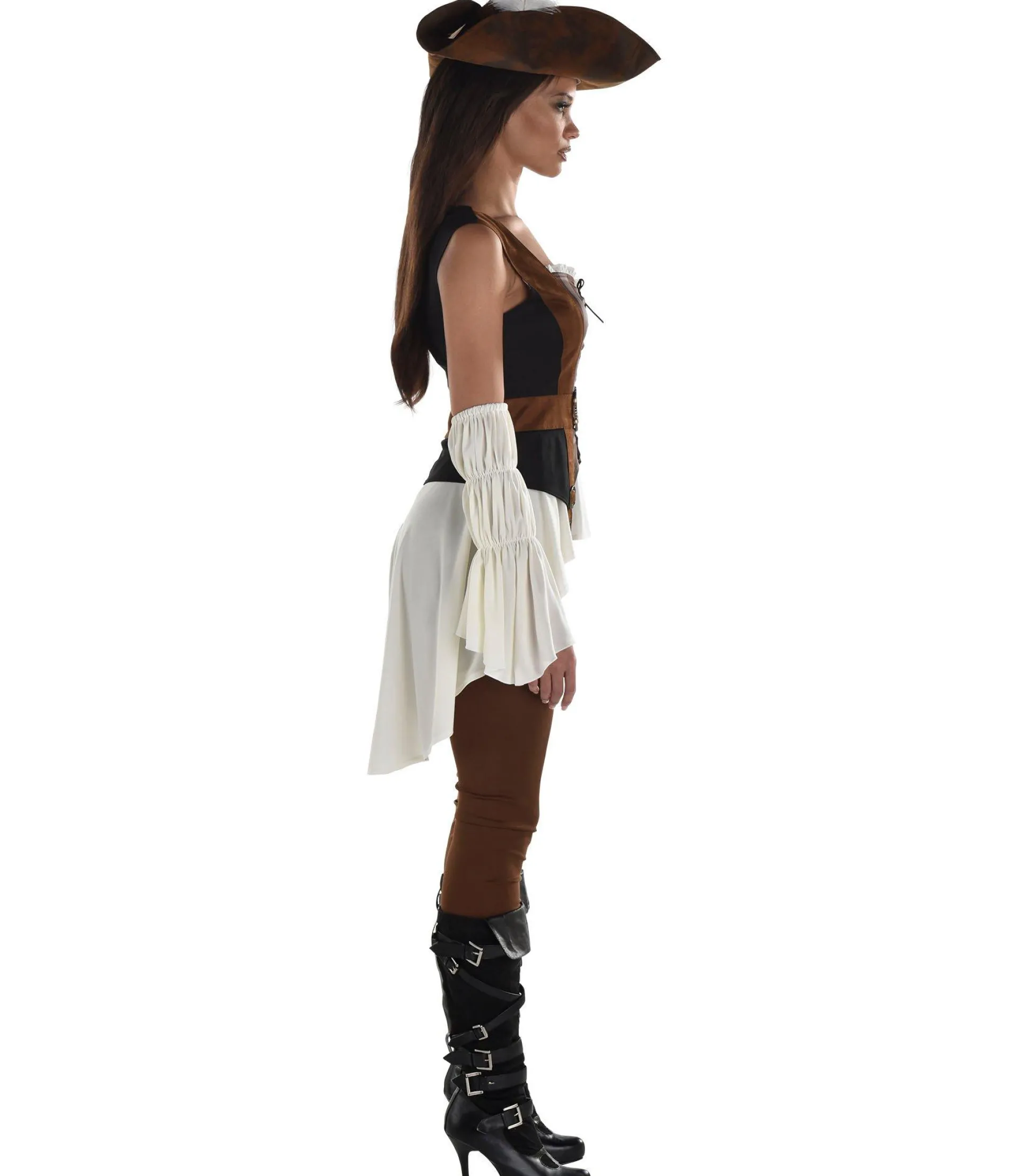 Party City Women's Shipwrecked Pirate Costume|Women Pirate