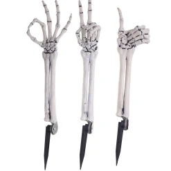Party City Yard Skeleton Hand Decorations, 3Ct| Skeletons