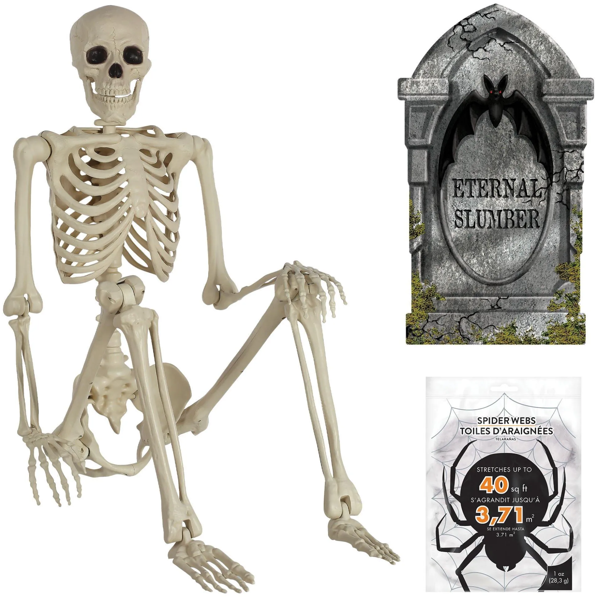 Party City Yorrik The Skeleton's Grave Halloween Decorating Kit| Decorations