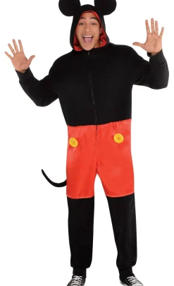 Clearance Zipster Mickey Mouse One Piece Costume Men Funny